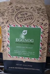 New England Coffee Eggnog Ground 16 Oz. Bag Medium Roast Flavored. Fixed Price $15.00.