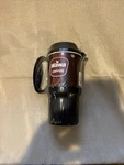 Wawa 16OZ Travel Coffee Mug W/lid Plastic Tumbler Whirley Brown Black. Fixed Price $24.99.
