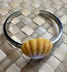 Hawaiian Sunrise Shell Bracelet. Fixed Price $65.00.