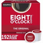 Eight O'clock Coffee The Original Medium Roast K-cup Pods, 192 Count. Fixed Price $80.99.