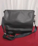 Black Heavy Duty Nylon Cross Shoulder Messenger Bag Adjustable Strap All Blck. Fixed Price $79.00.