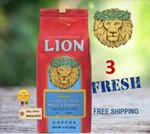 3 Chocolate Macadamia Nut Coffee 10OZ Bag Ground Apg Lion Light Roast. Fixed Price $57.25.