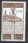 San Marino 1923 Pro Volontari, No. 97. Cat. 100 (**). Fixed Price $19.54.