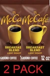 Mccafe Breakfast Blend Light Roast Ground Coffee 12 Oz Bag - Pack. Fixed Price $59.99.