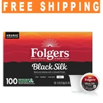 Folgers Dark Roast K-cup Coffee Pods Black Silk 100 Ct.. Fixed Price $66.82.
