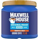 Maxwell House Original Medium Roast Ground Coffee, 27.5 Oz Canister,. Fixed Price $18.99.