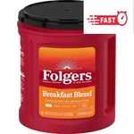 Folgers Breakfast Blend Ground Coffee, Smooth & Mild 33.7 Oz Canister. Fixed Price $26.69.