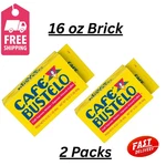 ( 2 Pack ) Cafe Bustelo Ground Coffee, Dark Roast, 16 Oz Brick. Fixed Price $13.80.