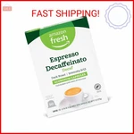 Amazon Fresh Espresso Decaffeinato Dark Roast Aluminum Capsules, Compatible With. Fixed Price $21.06.