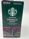 Starbucks Single-serve Coffee K-cup, French Roast, 24 Pack Bb 09/29/2026. Fixed Price $19.99.
