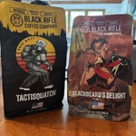 Rifle Coffee Whole Bean Dark Roast Tactisquatch 12OZ & Blackbeards Delight. Fixed Price $22.00.