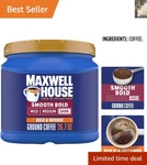 Ground Coffee: Smooth Bold Dark 26.7 Oz Canister - Kosher & Roasted In Usa. Fixed Price $29.99.