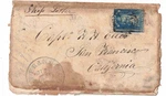 1860 Victoria Australia Cover San Francisco California. Fixed Price $50.00.