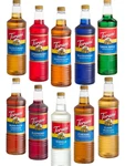 Torani Flavoring Syrup Large 1-LITER Plastic Bottle Volume Discounts. Fixed Price $19.99.