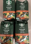 4PACK Starbucks Medium Roast House Blend Coffee Ground 12OZ. Fixed Price $59.93.