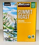 Kirkland Signature Summit Roast, Organic Medium 164 K-cup Pods, Free Ship. Fixed Price $60.99.