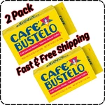 ( 2 Pack ) Cafe Bustelo Ground Coffee, Dark Roast, 16 Oz Brick. Fixed Price $12.21.