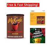 Mccaf Roast Medium Ground Coffee, 30 Oz Canister - Kosher & Rich Aroma. Fixed Price $40.97.
