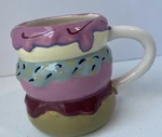 Room Essentials Earthenware Donut Stack Coffee Mug Cup New. Fixed Price $17.99.
