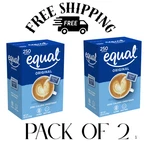 (pack 2) Equal Coffee And Tea Free Sweetener, 250CT. Fixed Price $12.00.
