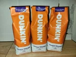 Dunkin Donuts Three Pounds Ground Midnight Roast (dark) Coffee. Fixed Price $27.77.