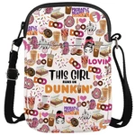 Wcgxko Coffee Gift Dunkin Messenger Bag Dunkie Junkie Donut.... Fixed Price $21.14.