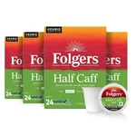 (4 Pack) Folgers 1/2 Caff Coffee, Medium Roast Keurig Cup Pods, New!. Fixed Price $46.95.