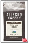 Allegro Extra Dark French Whole Bean Coffee, 12 Oz. Fixed Price $14.15.