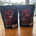 Xo Freeze Dried Instant Coffee Americano 10 Cubes Per Pack. Fixed Price $18.00.