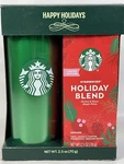 Starbucks Happy Holidays Travel Mug And Blend Coffee Set Limited Edition. Fixed Price $15.19.