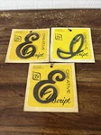 Vtg Creative Script Letters Nos Lot Of 3. Fixed Price $11.43.