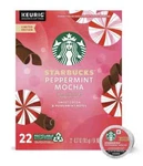 Starbucks Peppermint Mocha K-cup Coffee Pods (4 Boxes 22 Count) 2026. Fixed Price $139.00.