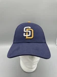 San Diego Padres New Era 940 Adj Bball Cap -gen Mlb Navy -gold Poly. Fixed Price $19.48.