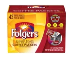 Folgers Classic Roast Ground Coffee Packets, 1.2 Oz., 42 Ct.. Fixed Price $60.35.