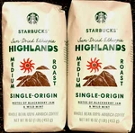 Rare Starbucks Sun-dried Ethiopia Highlands Whole Bean Coffee 2LB Medium Roast. Fixed Price $39.95.