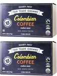 Packs Trader Joe's Organic Colombian Coffee Fair 12 Cups 5.08 Oz Each. Fixed Price $21.99.