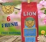 6 Bags Lion Vanilla Macadamia Coffee Smooth & Nutty 10OZ Pack Ground. Fixed Price $102.88.
