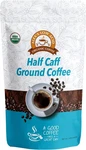 Alex's Low Acid Organic Coffee Bag - Half Caff Fresh Ground. Fixed Price $27.98.