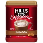 Hills Bros. English Toffee Cappuccino Instant Coffee Mix, 16 Ounce Canister. Fixed Price $6.17.