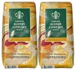 Two Starbucks Blonde Espresso Whole Bean Coffee 1LB 16OZ 453G Bag Light Roast. Fixed Price $49.95.