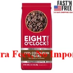 3 Pack Eight O'clock Coffee Medium Roast Whole Bean 100% Colombian Peaks. Fixed Price $55.27.