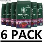 6 Pack - Starbucks Morning Joe Dark Roast Ground Coffee 12 Bag (total 72 Oz). Fixed Price $95.76.