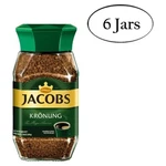 Case 6 - Jacobs Kronung Instant Coffee 7OZ/200G Jars Imported From Europe. Fixed Price $106.99.
