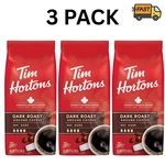 Tim Hortons Dark Roast Ground Coffee 100% Arabica Pack 3. Fixed Price $24.90.