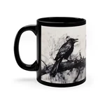 Council Ravens: Mystic Trio 11OZ Black Coffee Mug Artist Gift Cup. Fixed Price $22.98.