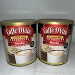 Caffe D Vita Premium Coffee Cappuccino Mix 8.5OZ Mocha Two Pack EXP6/2026. Fixed Price $29.69.