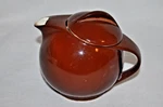 Vintage Single Serving 4 1/2" Tall Brown China Coffee Lid Teapot Euc. Fixed Price $18.01.