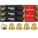 Prince Caffe Espresso Pods Ristretto Intensity 10 Dark Roast Coffee Capsules. Fixed Price $28.40.
