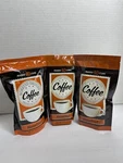 3 Packs Roasted Ground Coffee Premium Qlty Hazelnut 6 Oz Sealed Packed. Fixed Price $20.00.
