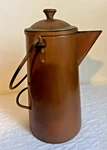 Vintage Copper Coffee Pot 11" Tall Made Europe. Fixed Price $50.25.